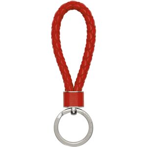 Bottega Veneta Red Lambskin Keychain  - 8823 CHILI SILVER - Size: UNI - Gender: male