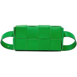 Bottega Veneta Green Cassette Belt Bag  - 3819 PARAKEET BLK/PA - Size: UNI - Gender: male