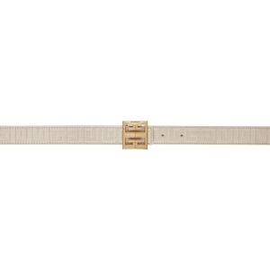 Givenchy Beige 4G Reversible Belt  - 257 Natural Beige - Size: cm 90 - Gender: female