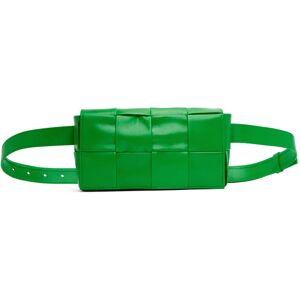 Bottega Veneta Green Cassette Belt Bag  - 3724 PARAKEET-SILVER - Size: UNI - Gender: male