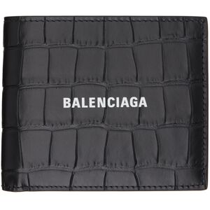 Balenciaga Black Bifold Wallet  - 1000 BLACK/L WHITE - Size: UNI - Gender: male
