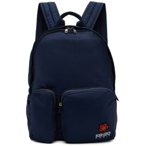 Kenzo Navy Crest Backpack  - 77 - MIDNIGHT BLUE - Size: UNI - Gender: male
