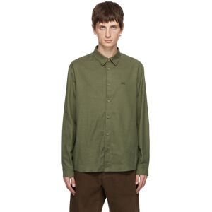 A.P.C. Green Vincent Shirt  - PKB KAKI CHINE - Size: Large - Gender: male