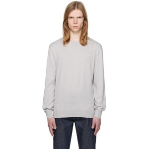 A.P.C. Gray Julio Sweater  - PLB HEATHERED GREY - Size: Small - Gender: male