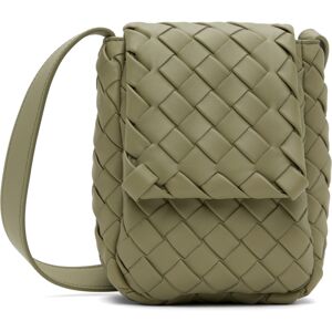 Bottega Veneta Green Mini Vertical Cobble Pouch  - 2919-TRAVERTINE - Size: UNI - Gender: male