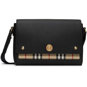 Burberry Black Vintage Check Note Crossbody Bag  - Black - Size: UNI - Gender: female