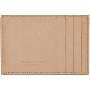 Bottega Veneta Tan Credit Card Case Holder  - 2700 Almond Gold - Size: UNI - Gender: female