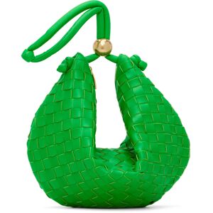Bottega Veneta Green Turn Pouch  - 3722 Parakeet/Gold - Size: UNI - Gender: female