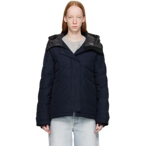 Canada Goose Navy Elmvale Down Parka  - 63 Atlantic Nvy - Size: Extra Small - Gender: female