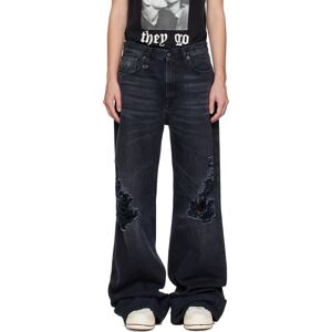 R13 Black Lisa Jeans  - Jake Black - Size: WAIST US 24 - Gender: female