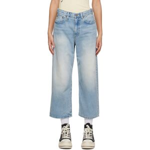 R13 Blue Ankled D'Arcy Jeans  - Haven Blue - Size: WAIST US 29 - Gender: female