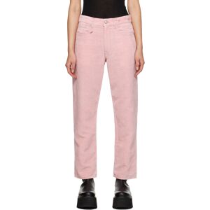 R13 Pink Boyfriend Jeans  - Faded Pink Velvet - Size: WAIST US 24 - Gender: female