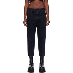 R13 Black Tailored Drop Jeans  - Onyx Black - Size: WAIST US 25 - Gender: female