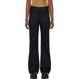 R13 Black Jane Jeans  - Black Bedford Cord - Size: WAIST US 26 - Gender: female