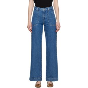 A.P.C. Indigo Seaside Jeans  - IAL Washed Indigo - Size: WAIST US 32 - Gender: female