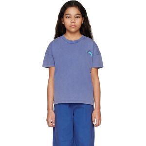 The Campamento Kids Purple Dolphin Washed T-Shirt  - Purple - Size: 4Y - Gender: unisex
