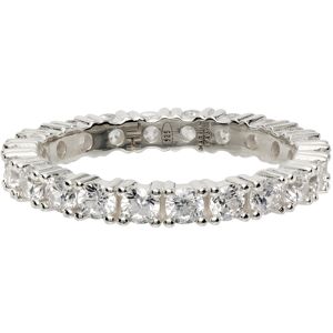 Hatton Labs Silver & White Eternity Ring  - WHITE - Size: UK T - Gender: male