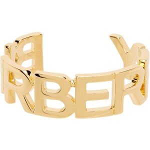 Burberry Gold Logo Bracelet  - Light Gold - Size: Small - Gender: female