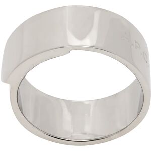 A.P.C. Silver Charly Fine Ring  - RAB ARGENT - Size: FR 59 - Gender: male