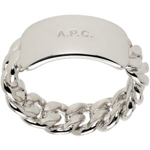 A.P.C. Silver Darwin Ring - RAB ARGENT - Size: FR 52 - male