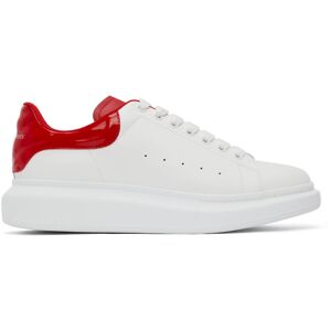 Alexander McQueen White & Red Patent Oversized Sneakers  - 9676 WHITE/LUST RED - Size: IT 46 - Gender: male