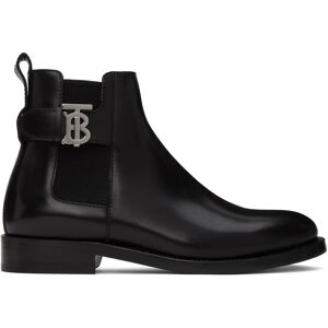 Burberry Black Motif Boots  - BLACK - Size: IT 41 - Gender: male