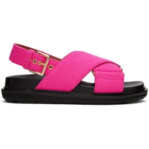 Marni Pink Fussbett Sandals  - 00C53 Lipstick - Size: IT 35 - Gender: female