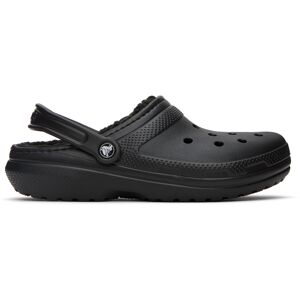 Crocs Black Classic Lined Clogs  - Black/Black - Size: US 11 - Gender: male