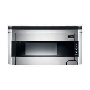 1.5 cu. ft. 1000W Sharp Stainless Steel Over-the-Range Carousel Microwave Oven (R1514TY) (98)