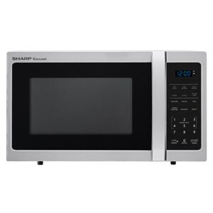 0.9 cu. ft. 900w Sharp Stainless Steel Carousel Countertop Microwave Oven (SMC0912BS) (104)