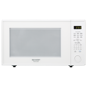 2.2 cu. ft. 1200W Sharp White Countertop Microwave Oven (R659YW)