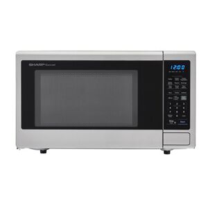 1.8 cu. ft. 1100W Sharp Stainless Steel Countertop Microwave Oven (ZSMC1842CS)  (211)