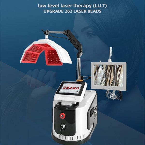 650nm Red Led Light Therapy Anti hair Removal Scalp Hair Analysis Led Hair Regrowth Machine Treat Hair Follicle Cavities Hair Follicle Stimulator