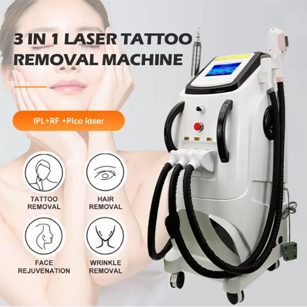 sALON Use Multifunctional Ipl Laser Hair Removal Machine Nd Yag Laser Tattoo Removal E-light Rf Face Lift Skin Rejuvenation Beauty Equipment