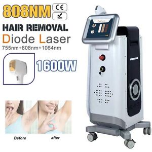 808nm 1064 755 nm Diode Laser Hair Removal System Laser Hair Remover Machine Permanent Epilator High Speed Professional Beauty Equipment