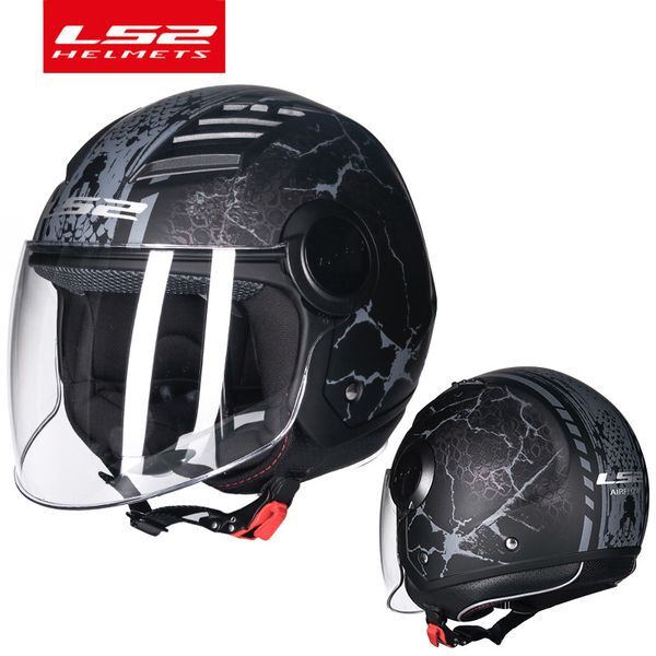 LS2 OF562 motorcycle helmet 3/4 open jet scooter ls2 airflow half face motorbike helm capacete casco vespa helmets