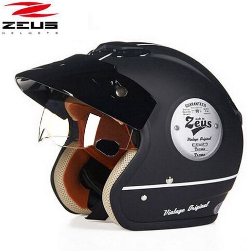 black dog ZEUS 3 4 Half Face motorcycle helmet motorcoss 318C motorbike electric bicycle scooter Safety helmets M L XL XXL228w