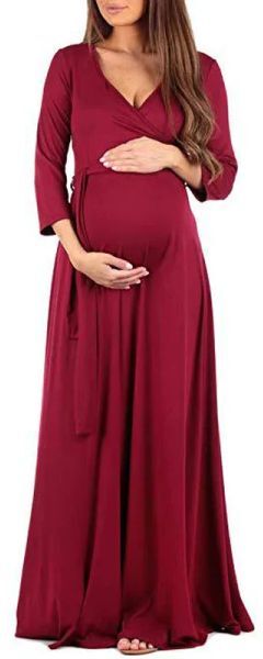 Dresses 2022 Autumn New Women Pregnant Maternity Nursing Floral Breastfeeding Summer Long Dress Vneck Beach Clothes for Pregnant Women