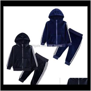 Baby Clothing Baby Maternity Drop Delivery 2021 Arrival Boys Tracksuits Spring Autumn Children Sports Casual Sets Hoodiespants 2Pcs Set Kids