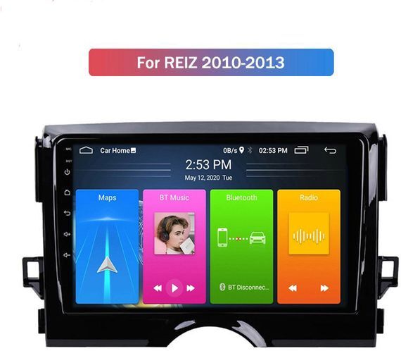 9&quot; android 10 car dvd video player navigation system for TOYOTA REIZ 2010-2013 audio gps wifi 3g