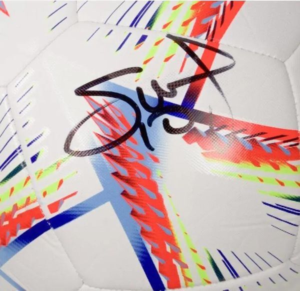 Collectable Sadio Mane Gavi Pedri Autographed Signed signatured auto Collectable Memorabilia 2022 WORLD CUP SOCCER BALL