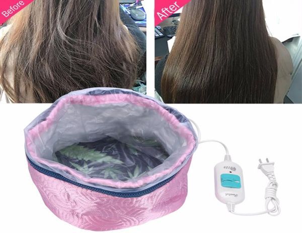 Hair Mask Baking Oil Cap Thermal Treatment Heating Cap Temperature Controlling Protection Electric Hair Steamer Mask Cap 220V 8992434