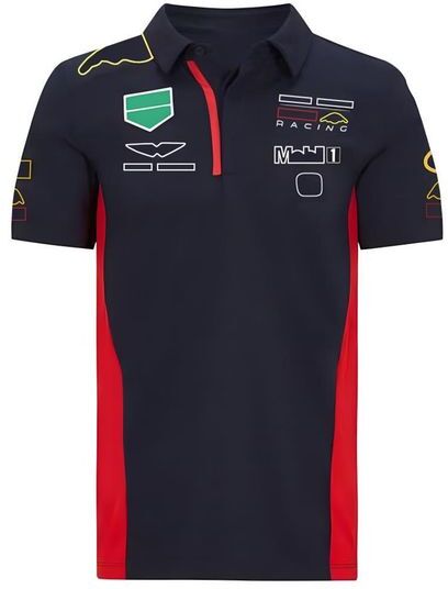 F1 T-shirt short-sleeved lapel POLO shirt 2024 casual team uniform Formula 1 racing uniform with the same style can be customized