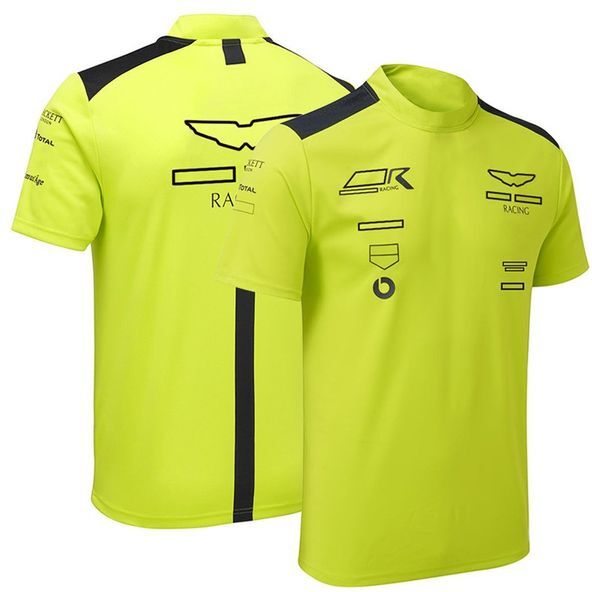 F1 team driver T-shirt short-sleeved fan clothing Formula 1 racing suit can be customized223g