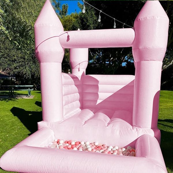 PVC 10x8FT Happy Kiddie Toys Inflatable Ball Pit Bounce House Juming Castle With pool included Air Blower free ship to your door