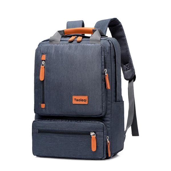 Casual Business Men Computer Backpack Light 15 inch Laptop Bag 2021 Waterproof Oxford cloth Lady Anti-theft Travel Backpack Gray K726