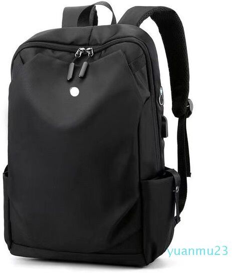 Ll Backpack Yoga Backpacks Laptop Travel Outdoor Waterproof Sports Bags Teenager School Black Grey1