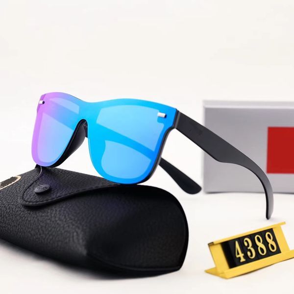 Ray-Ban Luxury designer Rayban 4388 Sunglasses Women&#039;s Glasses Polygonal metal Frame Glasses Casual men&#039;s Polarized Sunglasses