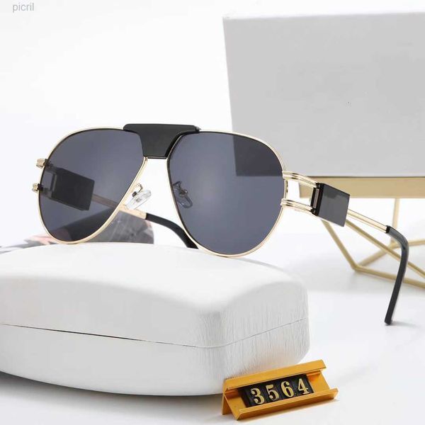 Men Designer Sunglasses Luxury Women Travel Outing Beach Clothing with Sun Uv400 Protection 5 Colors