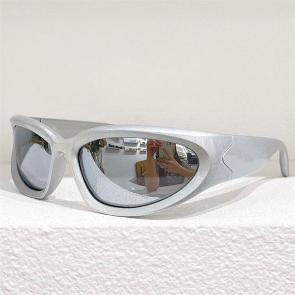 Womens Men Sports Swift Oval Sunglasses BB0157S B home silver frame mirror lens UV400279J